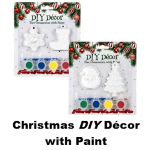 Christmas DIY Tree Decor with Paint, Assorted